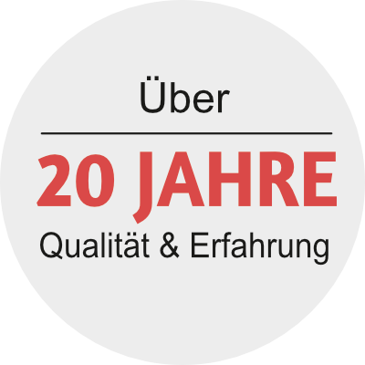 20 Jahre Qualität & Erfahrung